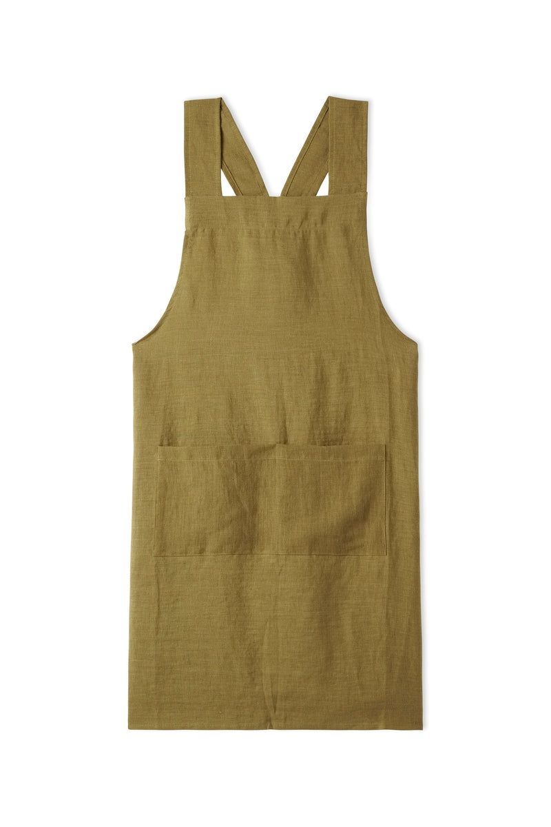 Japanese Apron in Olive